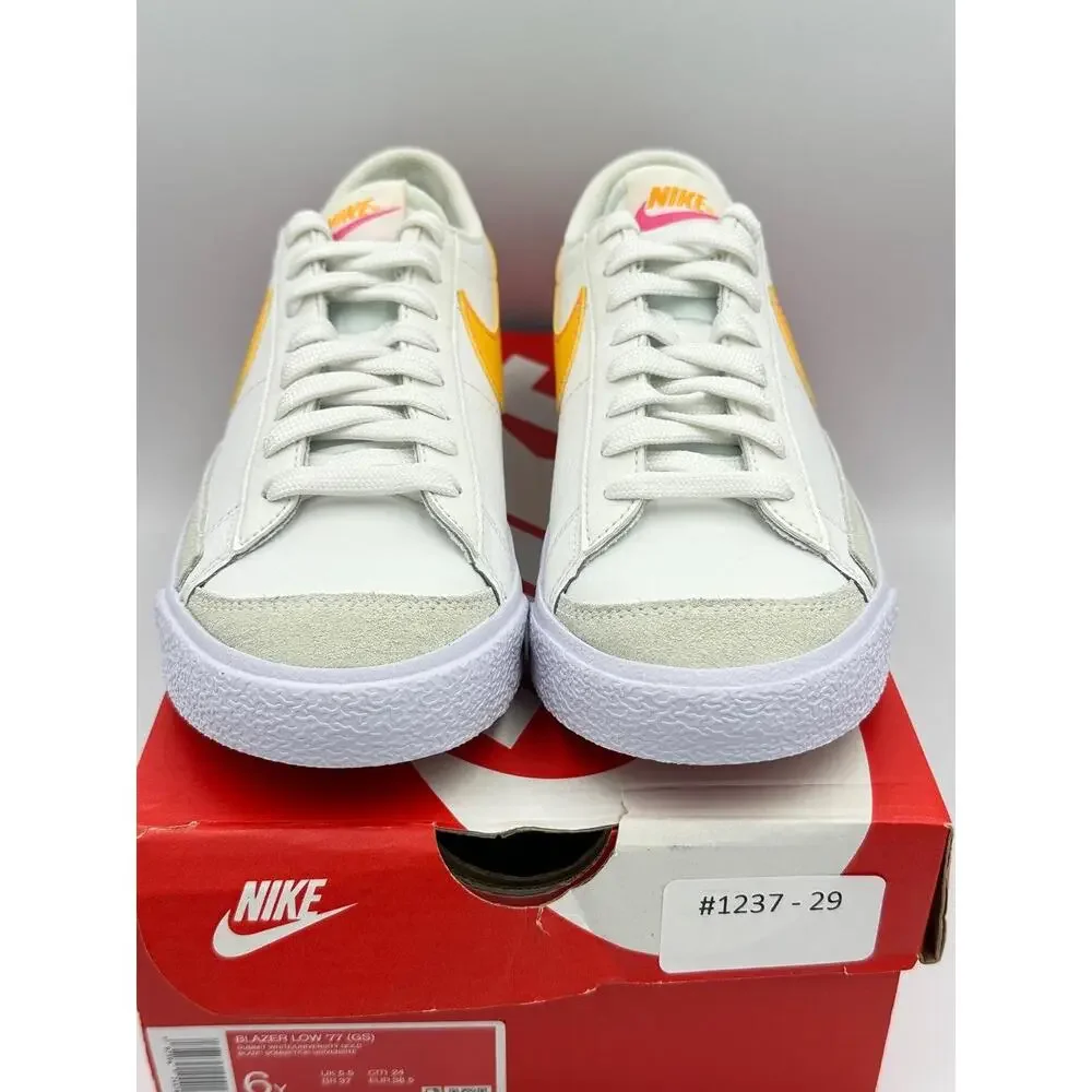 Nike Blazer Mid ’77 GS White‎ Gold Pink | Size 6Y / 7.5W | NIB